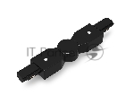 GL7180 BK черный матовый коннектор поворотный шарнирный для однофазного шинопровода Standard 220V NEW 285*35*20