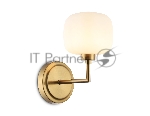 Настенный светильник Ambrella light LH53021 BS/FR латунь/белый матовый G9 max 40W 195*120*230