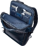 Рюкзак мужской Piquadro Blue Square CA6817B2/BLU2 синий натур.кожа, вид 4