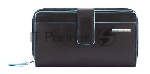 Кошелек женский Piquadro Blue Square PD1354B2R/N черный натур.кожа