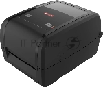 Принтер наклеек термотрансферный Meferi MP4000D (TR2P111W0B0) 203 dp, 152 мм/сек, Ethernet, RS-232, USB, черный