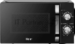 Микроволновая печь Haier HMB-MM208BA черный/серебристый, 20 л, 800 Вт, переключатели - поворотный механизм