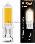 Лампа светодиодная G9 AC220-240V 5.5W 480lm 3000K стекло LED