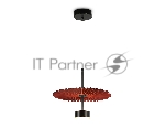 Светильник Ambrella light LH72613 BK/RD черный/красный 6W 3000K D300*260-1770
