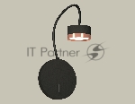 Светильник Ambrella light XB9596153 SBK/PPG черный песок/золото розовое полированное GX53 (C9596, N8126)