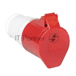 Розетка кабельная 16А 380В 3P+РЕ+N IP44 (215) EKF ps-215-16-380