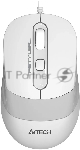 Мышь проводная A4Tech Fstyler FM10S белый/серый, 1600 dpi, USB, кнопки - 4