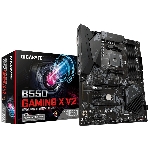 Материнская плата Gigabyte B550 GAMING X V2, AM4, AMD B550, 4xDDR4, 4xSATA, 2xM.2, 1xPCI-E 4.0 x16, 1xPCI-E 3.0 x2, 1xHDMI, 1xDVI-D, 1x 1Gb LAN, 1xUSB 3.2 Gen 2, 3xUSB 3.2 Gen 1, 2xUSB 2.0, 3x3.5 мм, 7.1, Standard-ATX