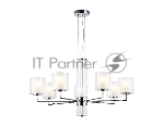 Люстра Ambrella light LH56003/7 СH/FR хром/белый матовый E14*7 max 40W D790*1260