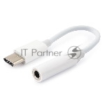 Переходник Cablexpert Переходник USB, USB Type-C/Jack3.5F, пакет (CCA-UC3.5F-01-W)