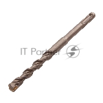 Бур по бетону Denzel двойная спираль, Cobalt W-tip, 14x160 мм, SDS PLUS