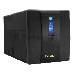 Источник бесперебойного питания ExeGate SpecialPro Smart LLB-1600.LCD.AVR.4SH 1600VA/950W, LCD, AVR, 4*Schuko, черный