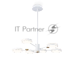 Подвесной светодиодный светильник Ambrella light FL51635/6 WH/GD белый/золото 3000K/4200K/6400K 50W D800*780 (Без ПДУ)