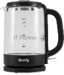 Чайник электрический Domfy DSB-EK304 1.7л. 2200Вт черный (корпус: стекло), вид 36