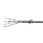 Кабель SkyNet Light UTP indoor 4x2x0,46, медный, FLUKE TEST, кат.5e, однож., 100 м, box, серый