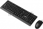 Комплект клавиатура+мышь Philips SPT6247 проводной, USB, 1600 DPI, чёрный