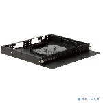 Бокс оптический универсальный Hyperline FO-19V-1U-3xSLT-W130H30-24UN-BK 19" выдвижной, с полкой, от 8 до 24 портов (SC, duplex LC, ST, FC), со сплайс пластиной, без Пигтейлов и проходных адаптеров, 1U, вид 5