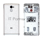 Задняя крышка для Xiaomi Redmi 4 серебро