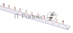Шина соединительная типа PIN (штырь) 1P до 63А (дл.1м) ШС-101 DEKraft 32030DEK