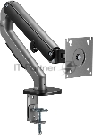 Кронштейн для мониторов Ultramounts UM734BL серый/черный 17"-27" макс.7кг крепление к столешнице поворот и наклон