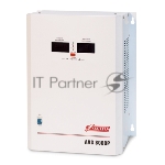 Стабилизатор POWERMAN AVS 8000P, ступенчатый регулятор, цифровые индикаторы уровней напряжения, 8000ВА, 110-260В, максимальный входной ток 50А, клеммная колодка, IP-20, навесной, 380мм х 310мм х 160мм, 14кг. Stabilizer POWERMAN AVS 8000P, step-type regulator, digital indicators of voltage levels, 8000VA, 110-260V, maximum input current 50A, terminal block, IP-20, hinged, 380mm x 310mm x 160mm, 14kg.