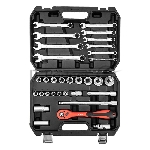 Набор инструментов, 1/2", CrV, пластиковый кейс 32 предмета MTX