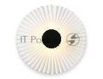 Настенный светильник Ambrella light LH72641 BK/WH черный/белый 6W 3000K D300*100