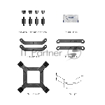 Кулер для процессора PCCooler RT500 Digital черный 120мм алюминий+медь 2200rpm 32db 4-pin 240W
