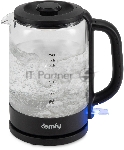 Чайник электрический Domfy DSB-EK304 1.7л. 2200Вт черный (корпус: стекло), вид 33