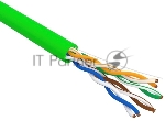 Кабель информационный Rexant cat.5e U/UTP 4 пары 24AWG нг(А)-LSLTx внутренний 305м зеленый