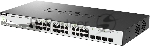 Управляемый коммутатор D-Link DGS-1210-28P/ME/B2A 2 уровня с 24 портами 10/100/1000Base-T и 4 портами 1000Base-X SFP (24 порта с поддержкой PoE 802.3af/802.3at (30 Вт), PoE-бюджет 193 Вт)