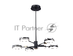 Подвесной светодиодный светильник Ambrella light FL51639/6 BK/GD черный/золото 3000K/4200K/6400K 50W D800*780 (Без ПДУ)