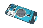 Задняя крышка (стекло) для iPhone 16 Pro Max (A3296) в сборе со стеклом камеры черная