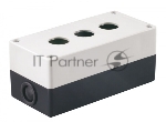 Корпус КП 103 3-м для кнопок IEK BKP10-3-K01, вид 3