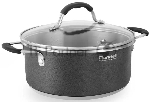 Кастрюля Rondell Stern RDS-019, 4.7 л, 24 см, с крышкой, серый