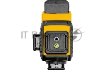 Лазерный уровень мультипризменный Denzel DLV-360-3T, 30 м, зеленый луч, Li-Ion 2,4 Aч, штатив, вид 7