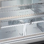 Холодильник Tesler RFD-427BI белый, глянцевый двухкамерный 250/142л морозилка сбоку, No Frost, Side by Side, вид 6