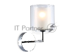 Настенный светильник Ambrella light LH56005 СH/FR хром/белый матовый E14 max 40W 190*120*220