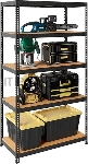 Стеллаж Практик SBL 200KD/120x45/5 пол.:5 разборная 2000x1200x450мм серый (S24499395509)