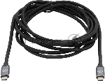Кабель Digma D-Type-C-USB3.2-3m D-TYPE-C-USB3.2-100W-4K-3M 3м черный