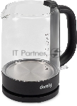 Чайник электрический Domfy DSB-EK304 1.7л. 2200Вт черный (корпус: стекло), вид 30