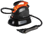Пароочиститель Endever Odyssey Q-804 чёрный/оранжевый, ручной/напольный, 1800 Вт, 50 г/мин, 1200 мл