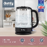 Чайник электрический Domfy DSB-EK304 1.7л. 2200Вт черный (корпус: стекло), вид 27