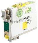 Картридж струйный Cactus CS-EPT0824 (T0824) желтый (13,8 мл) для Epson Stylus Photo R270/290/RX590
