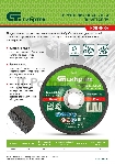 Круг шлифовальный по металлу Сибртех, 125 х 6,0 х 22,2 мм, 9 WA+75 A+16 B