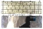 Клавиатура для ноутбука Asus N55 N55S N75 N75S серебристая