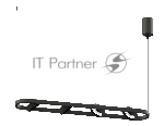 Корпус светильника C9164/4 SBK черный песок 800*126*800mm GX53/4