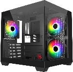 Компьютерный корпус Bloody CC-121 черный без БП mATX 7x120мм 1xUSB 2.0 1xUSB 3.0 audio