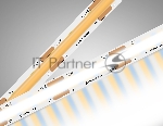 Светодиодная лента Ambrella light GS4901 COB 608Led/ 12W m/ 24V IP20 CCT 3000-6500K/ 5m*8mm*2.2mm (3 конт.)