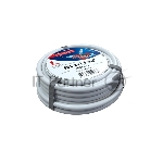 Провод соединительный ПВС Rexant 3x1,5 мм², белый, длина 5 метров, ГОСТ 7399-97